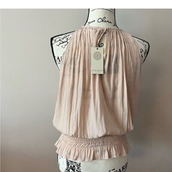 Ramy Brook Lauren Sleeveless Top Blush S - Picture 3 of 3